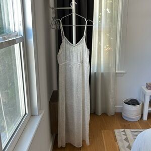 Long sheer maxi dress